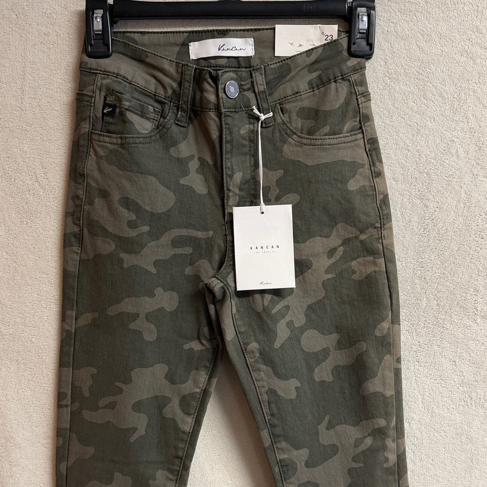 KanCan Olive Camo Skinny Jeans